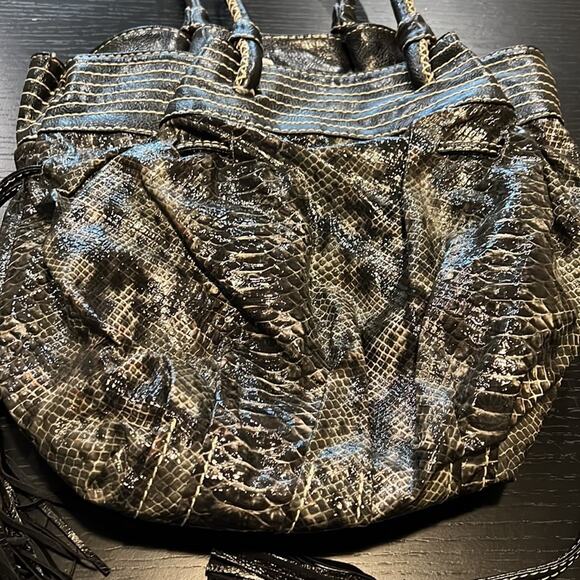 NWOT Red by Marc Ecko Python Shoulder Bag - Picture 2 of 9